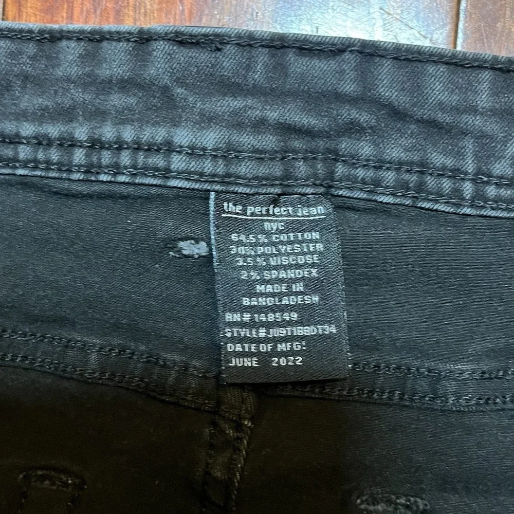 The Perfect Jean NYC Jeans 33x34 Mens Slim Fit Stretch Gray Stretch Workwear